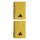 adidas Schweissband Handgelenk Jumbo #23 goldgelb - 2 Stück